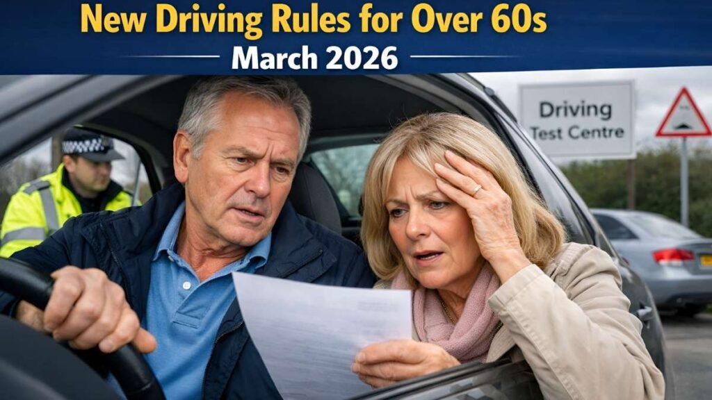 UK government confirms new driving rules for over 60s March 2026: eligibility changes, renewal process and key updates