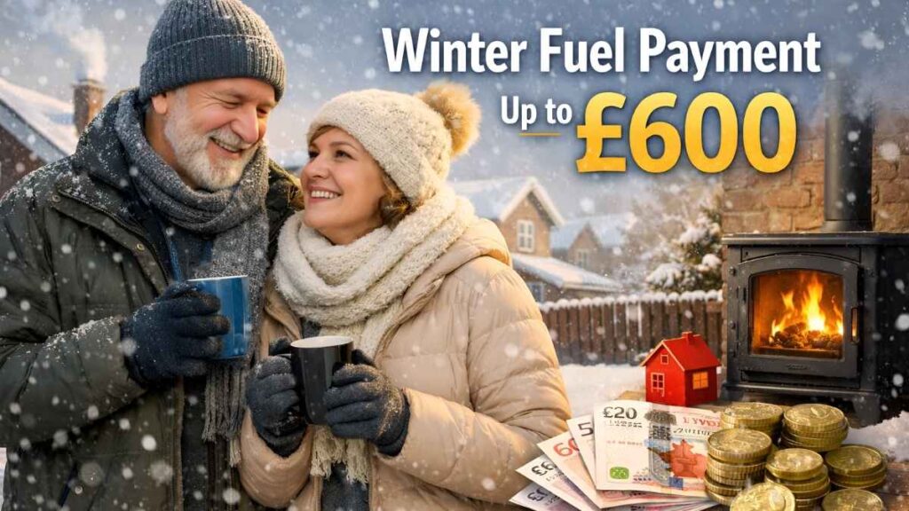 Winter Fuel Payment Up to £600 — Pensioners Eligible, Claim Online, Bank Credits Begin March 25, 2026