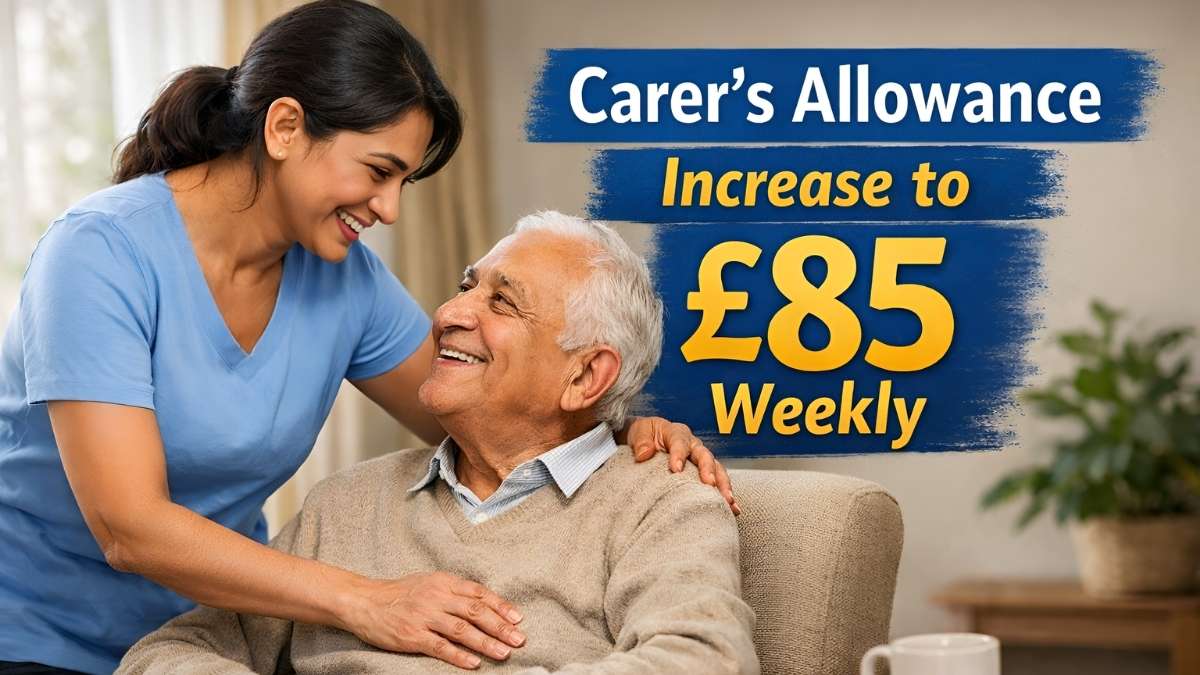 Carer’s Allowance Increase to £85 Weekly — Caregivers Eligible, Apply Through DWP, Payments Roll Out March 15, 2026