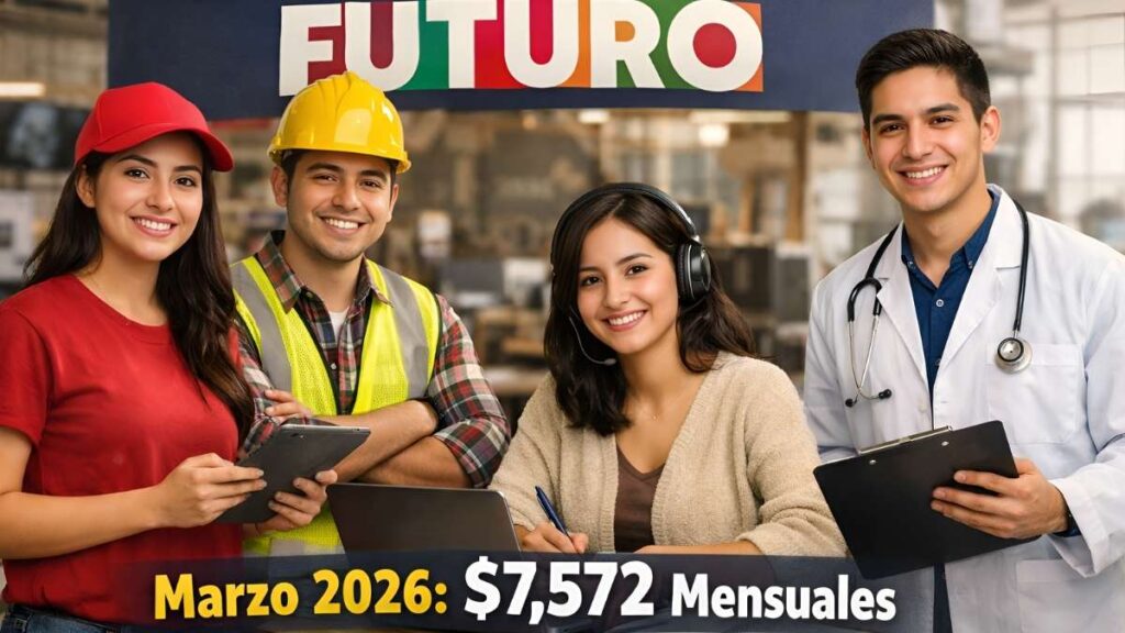 Jóvenes Construyendo el Futuro marzo 2026: $7,572 mensuales, cómo unirse y cuándo llega el pago