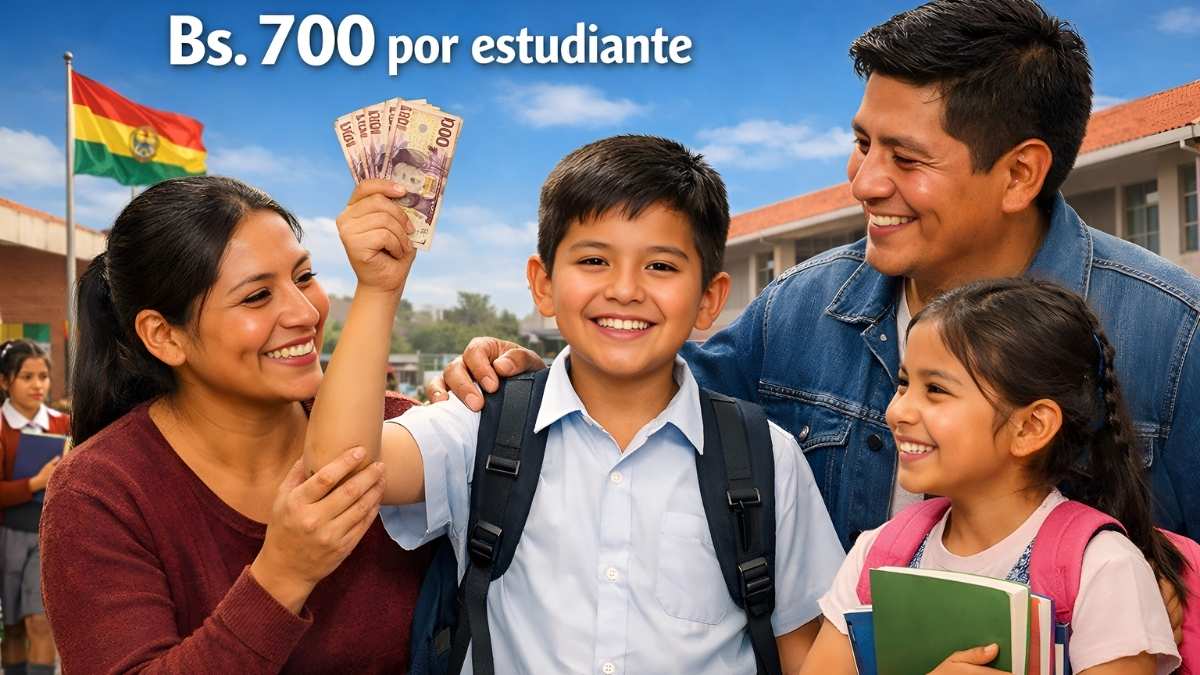 Bono Escolar abril 2026: Bs. 700 por estudiante, cómo inscribirse y cuándo se paga